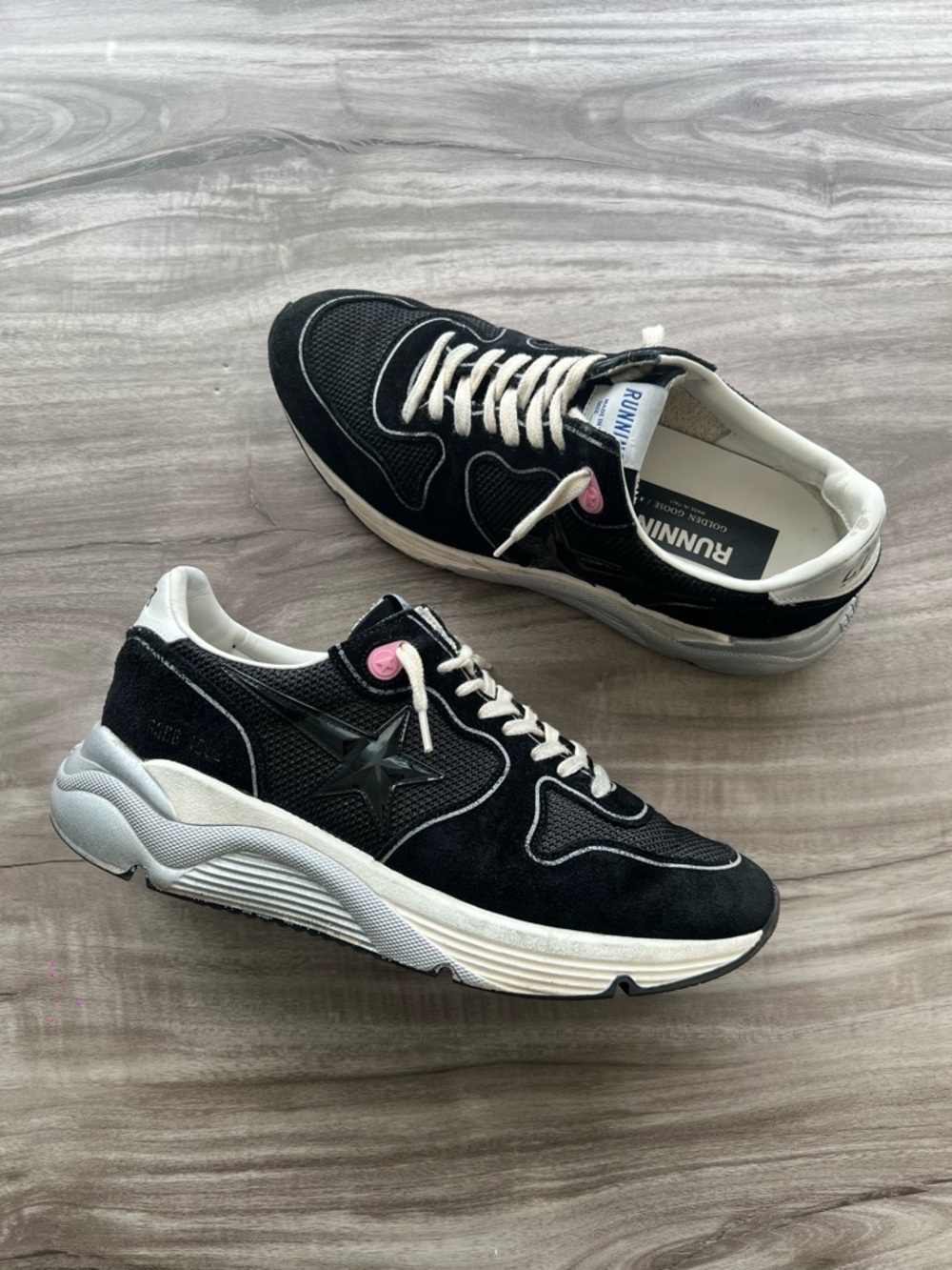 Golden Goose Running Sole Black Size 9.5 Women’s (Eu 40)/ 8 Men’s